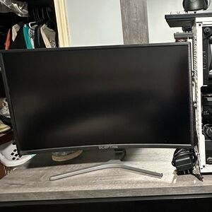 Scepture 24in curved monitor